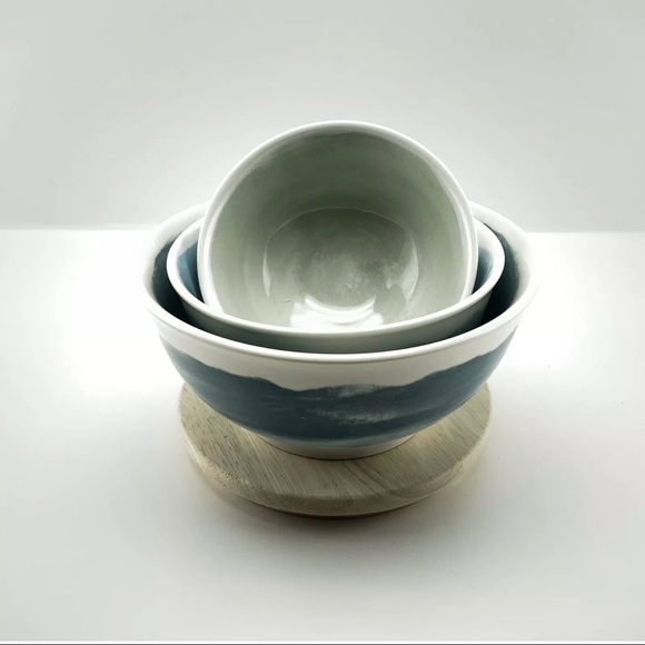 Pepper + Vetiver Nesting Bowls, New - Picture 5 of 7